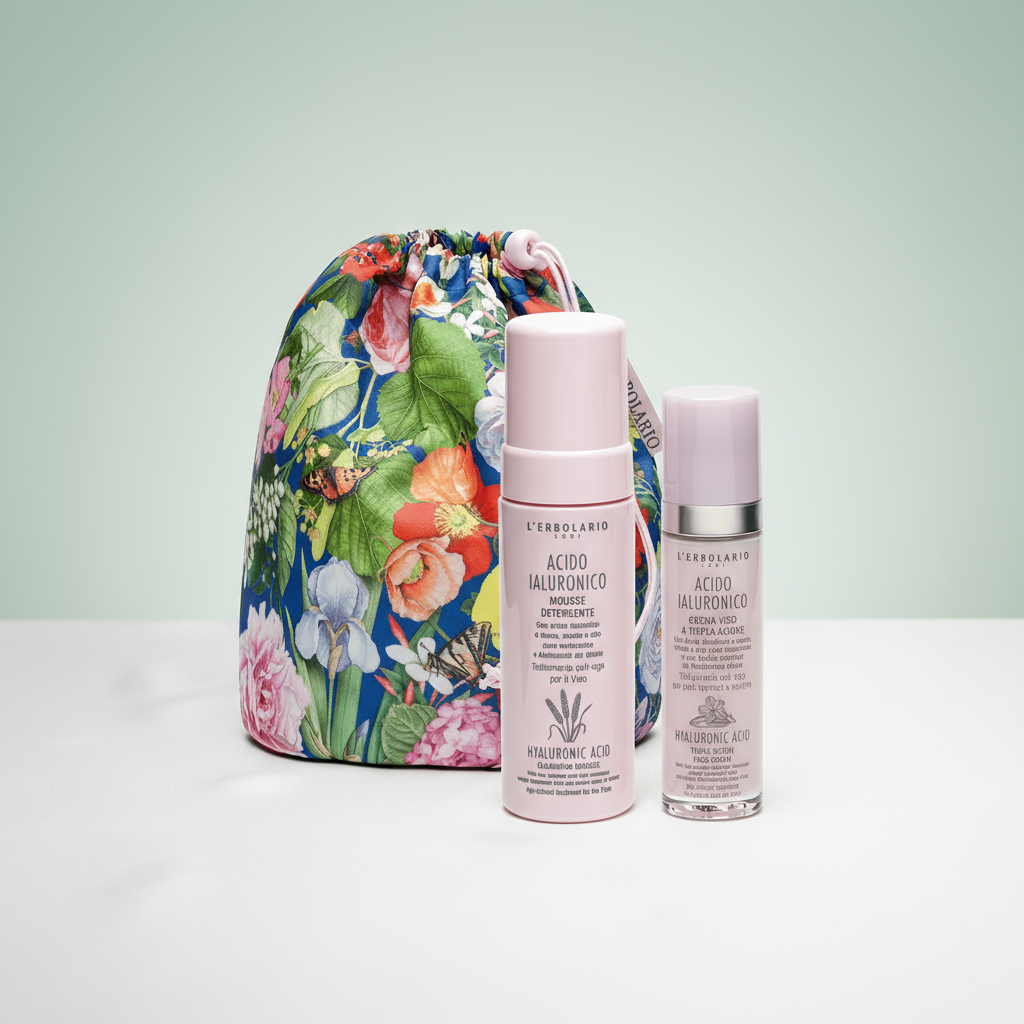 L'Erbolario BeautyBag Ácido Hialurónico Facial 50ml + 150ml