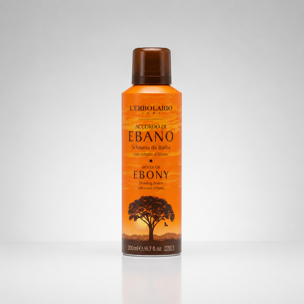 L'Erbolario Espuma de Afeitar con Notas de Ebano 200ml - L'ERBOLARIO - cosmética natural