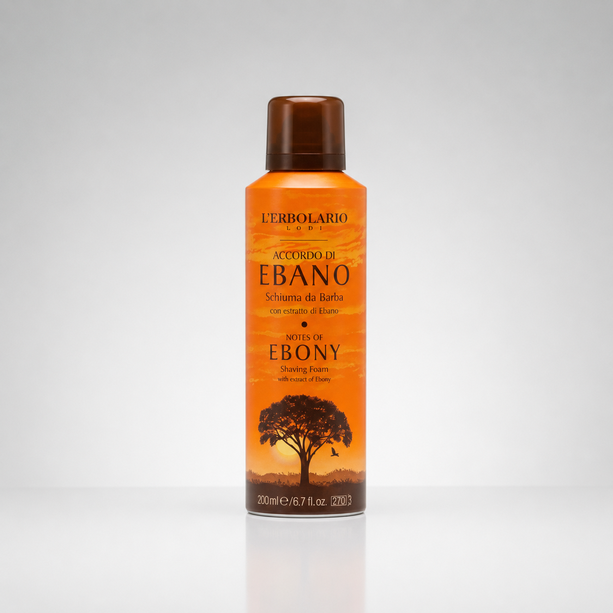 L'Erbolario Espuma de Afeitar con Notas de Ebano 200ml - L'ERBOLARIO - cosmética natural