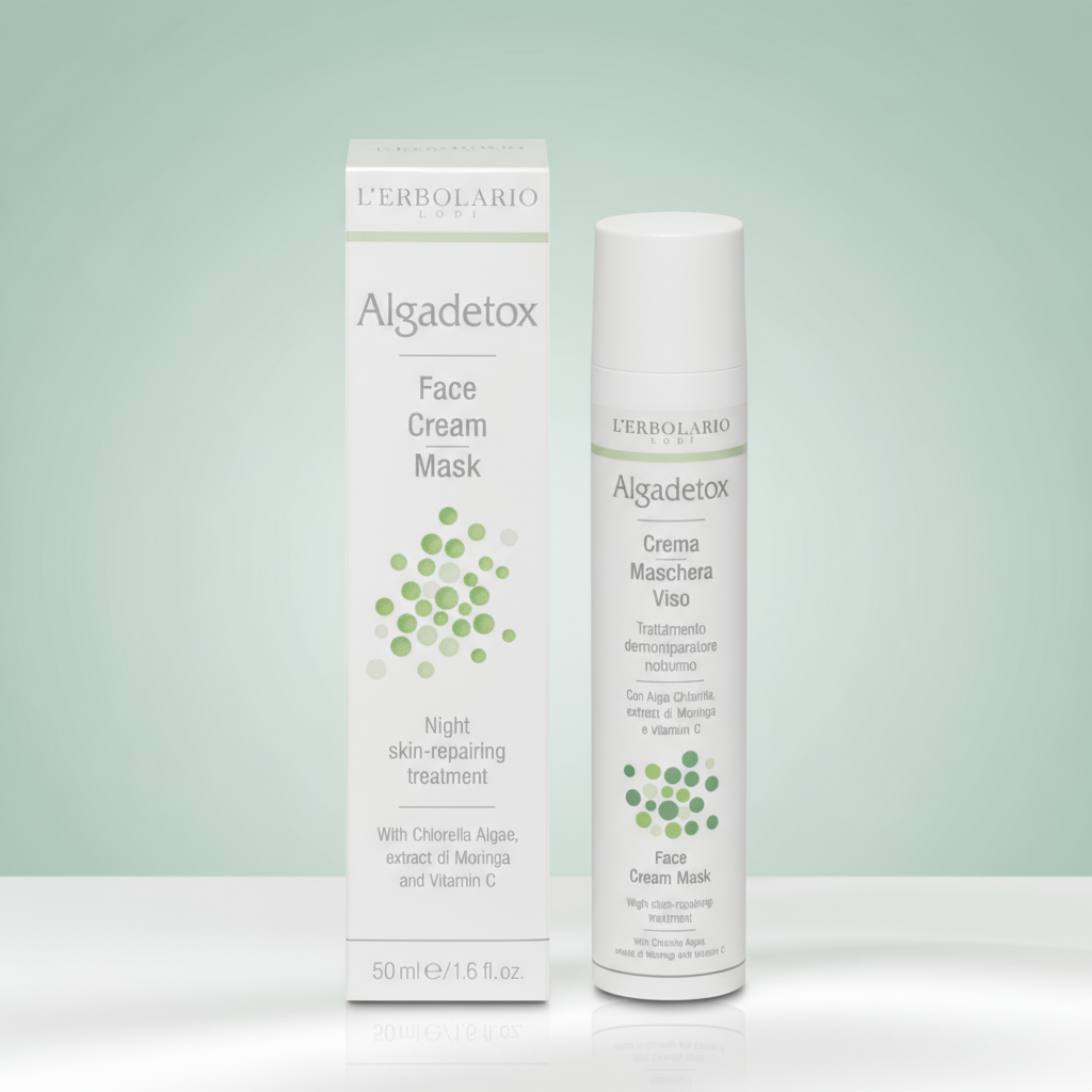 L'Erbolario Mascarilla Crema Facial de Noche Algadetox 50ml