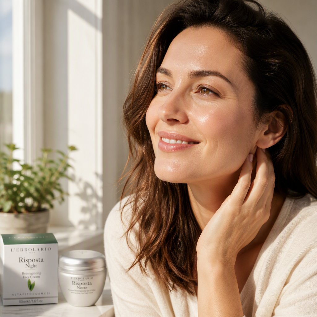 L'Erbolario Respuesta Crema Facial de Noche 50ml - L'ERBOLARIO - cosmética natural