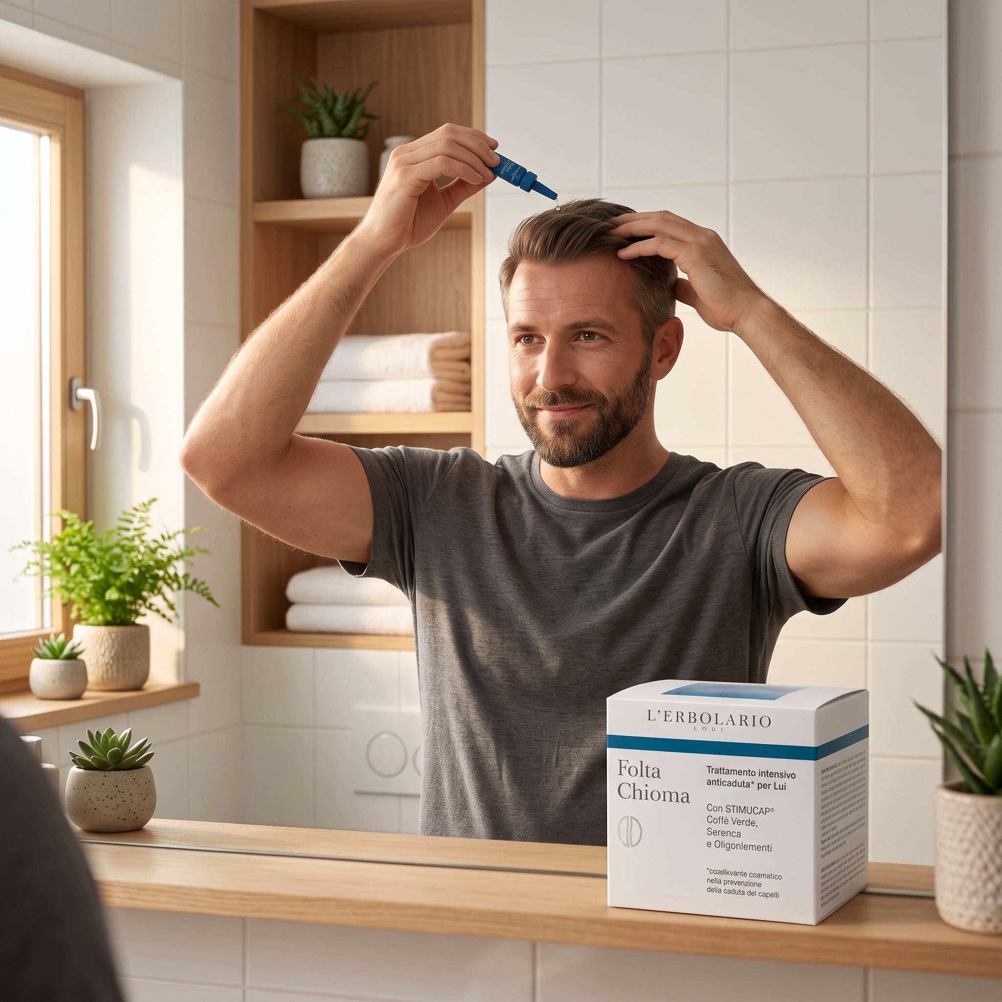 L'Erbolario Tratamiento Intensivo para la Caída del Cabello para Hombres 12ud - L'ERBOLARIO - cosmética natural