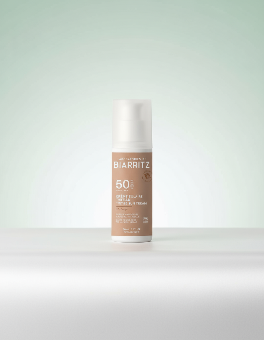 Laboratoires de Biarritz Crema Solar Facial Color Beige SPF50 50ml