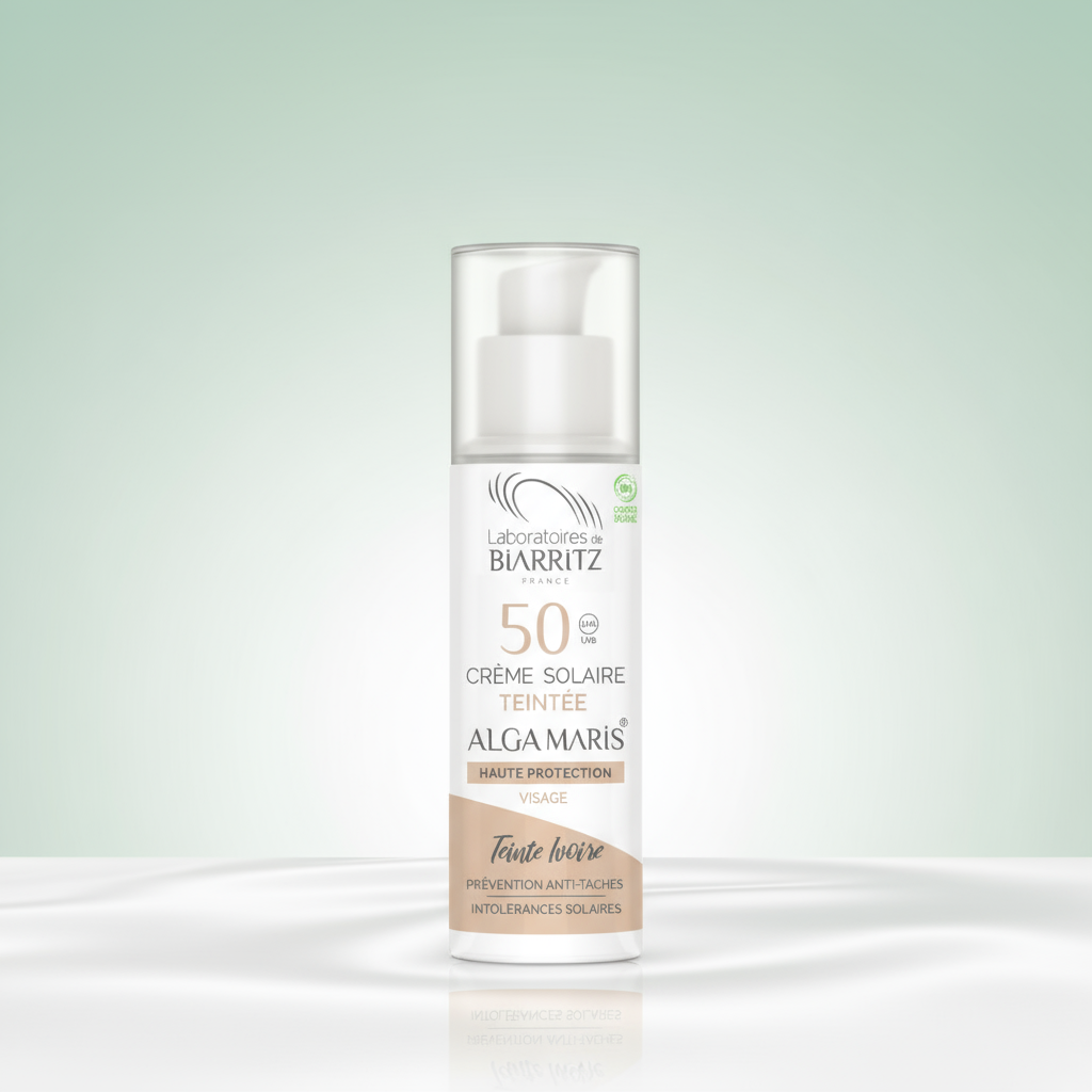 Laboratoires de Biarritz Crema Solar Facial Color Marfil SPF50 50ml