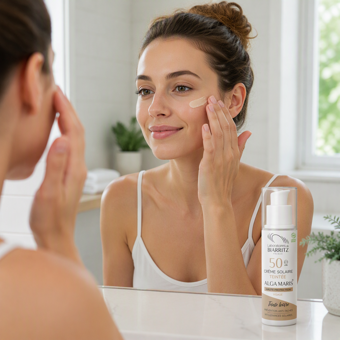Laboratoires de Biarritz Crema Solar Facial Color Marfil SPF50 50ml - LABORATOIRES DE BIARRITZ - cosmética natural