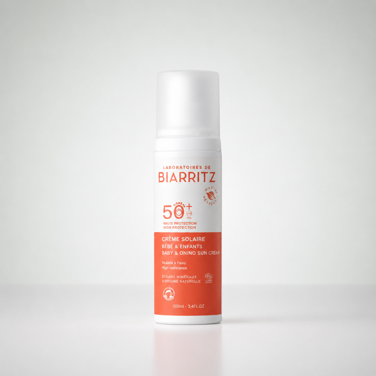 Laboratoires de Biarritz Crema solar niños SPF50+ 100ml - LABORATOIRES DE BIARRITZ - cosmética natural