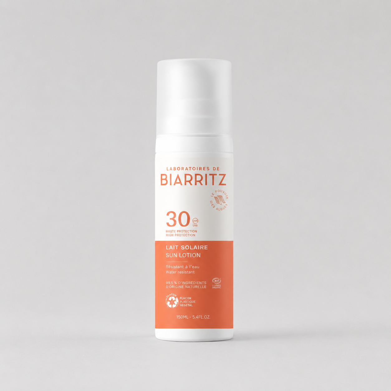 Laboratoires de Biarritz Leche Solar SPF30 100ml - LABORATOIRES DE BIARRITZ - cosmética natural