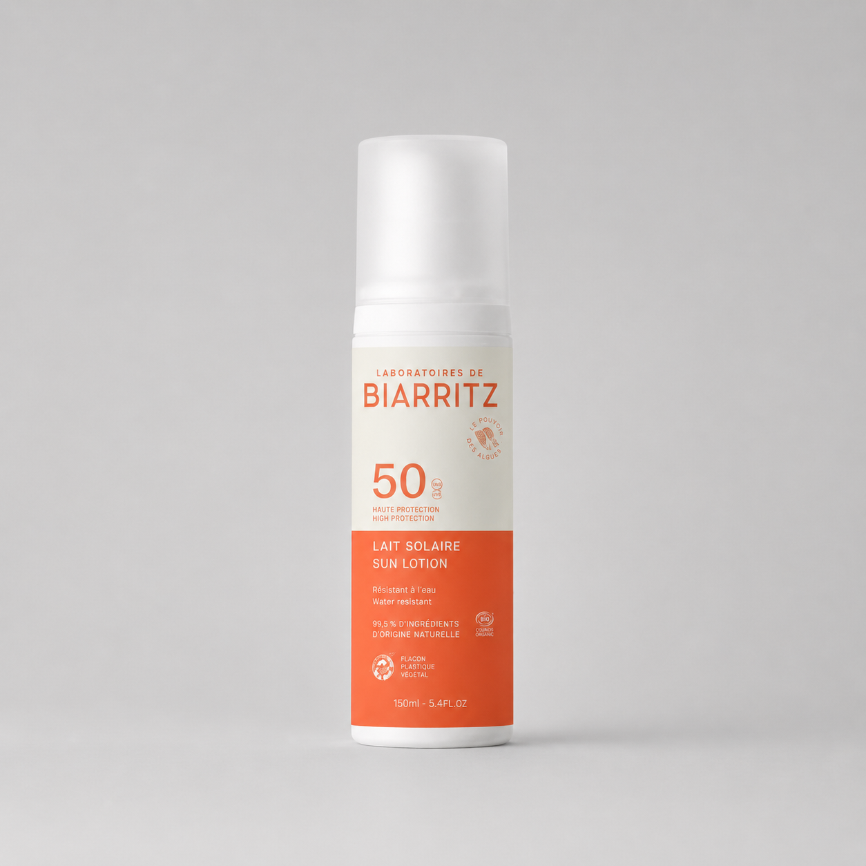 Laboratoires de Biarritz Leche Solar SPF50 100ml - LABORATOIRES DE BIARRITZ - cosmética natural