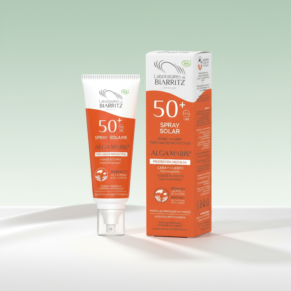 Laboratoires de Biarritz Spray Solar Cara y Cuerpo SPF50+ 100ml