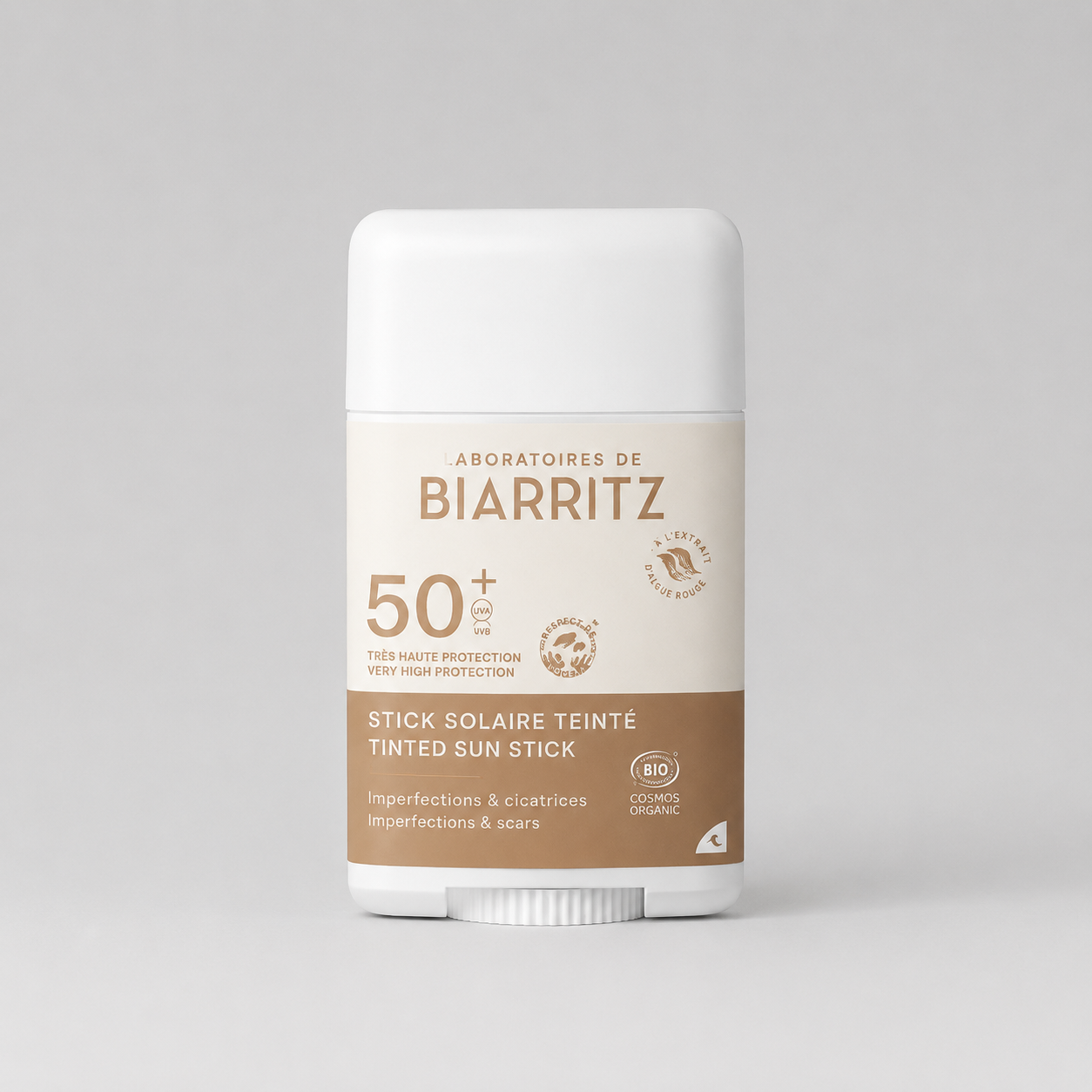 Laboratoires de Biarritz Stick Solar Color SPF50+ - LABORATOIRES DE BIARRITZ - cosmética natural