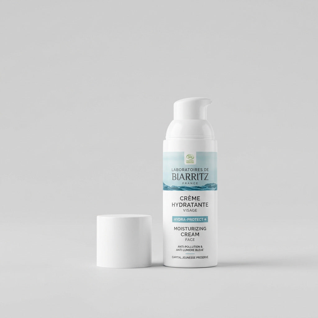 Laboratoires de Biarritz Crema Facial Hidratante HYDRA PROTECT+ 50ml - LABORATOIRES DE BIARRITZ - cosmética natural