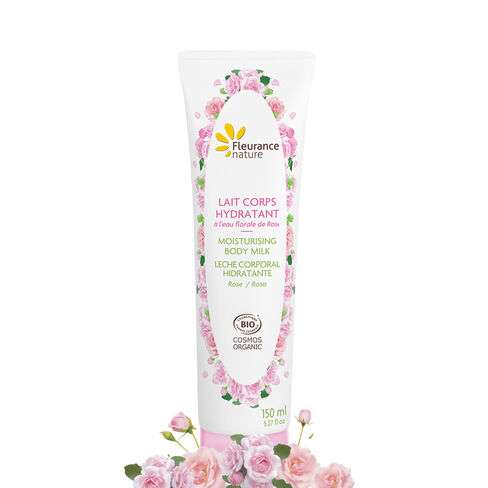Fleurance Nature Leche Hidratante Corporal con Rosa 150ml - FLEURANCE NATURE - cosmética natural