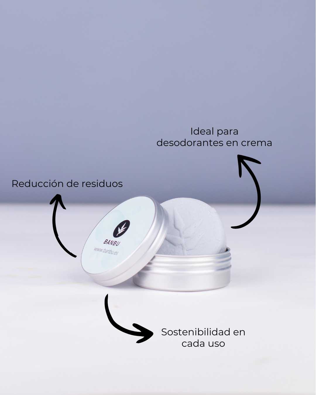 Banbu Lata de Aluminio Reutilizable para Desodorante - BANBU - cosmética natural