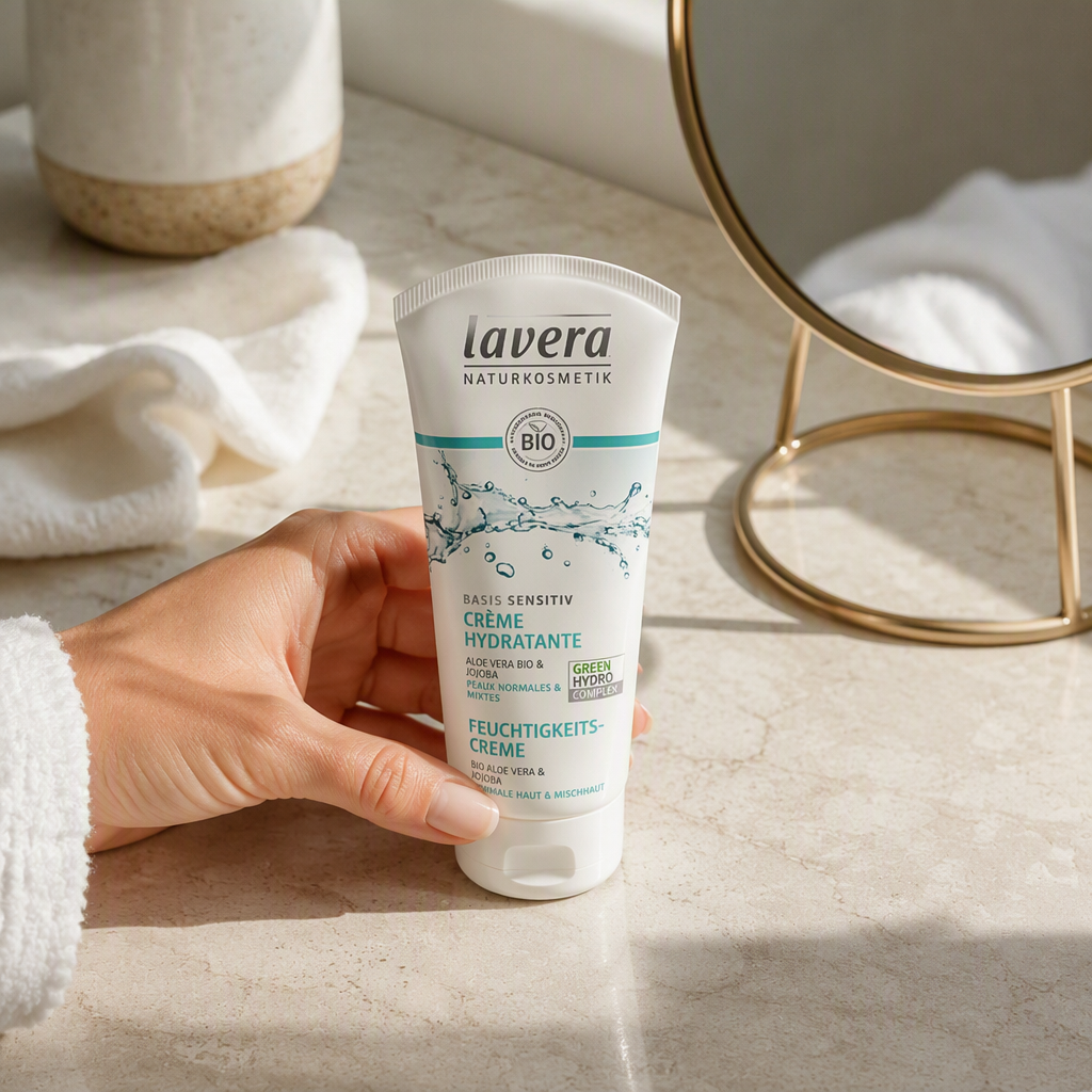 Lavera Crema Día Hidratante Basis Sensitiv 50ml - LAVERA - cosmética natural