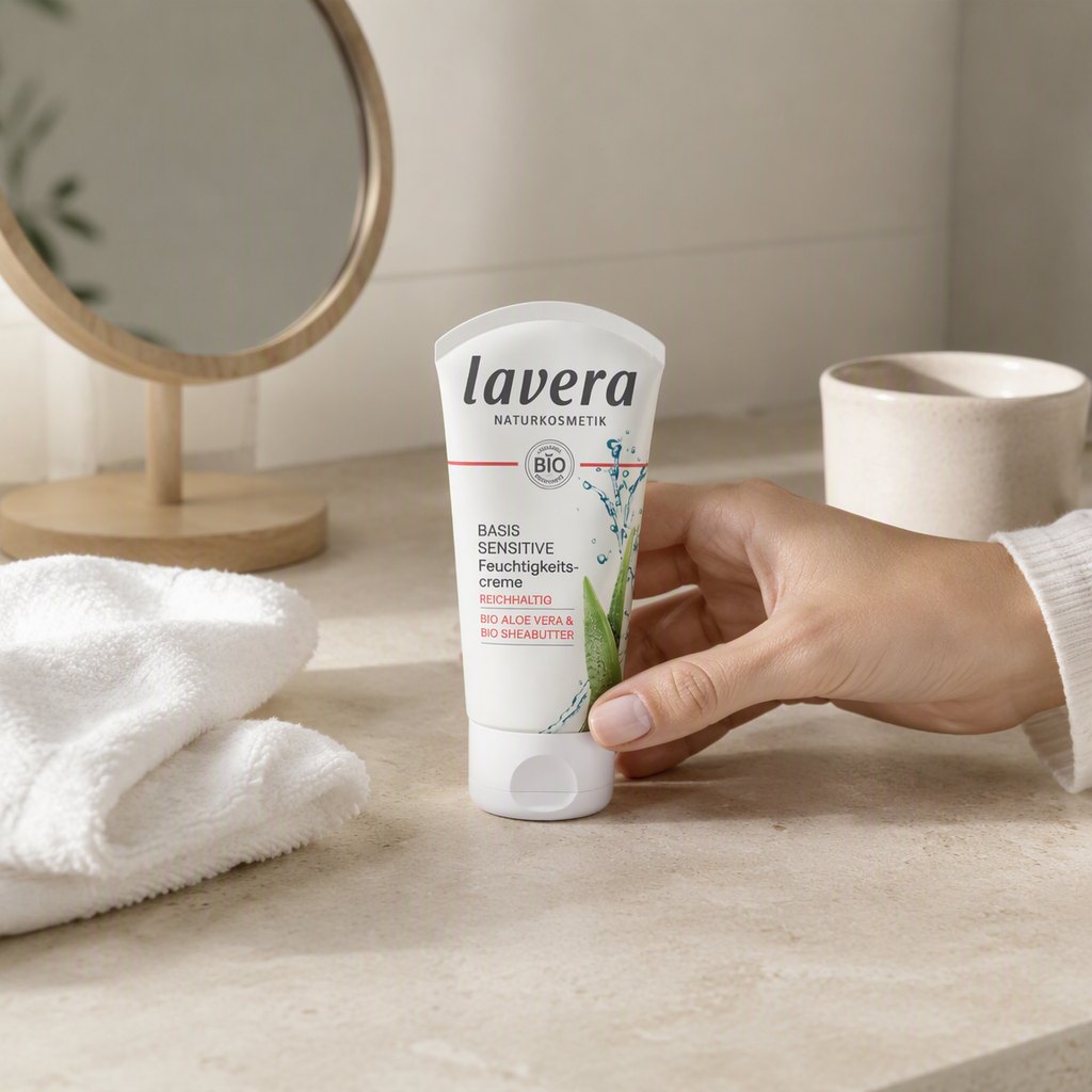 Lavera Crema Día Nutritiva Piel Seca Basis Sensitiv 50ml - LAVERA - cosmética natural
