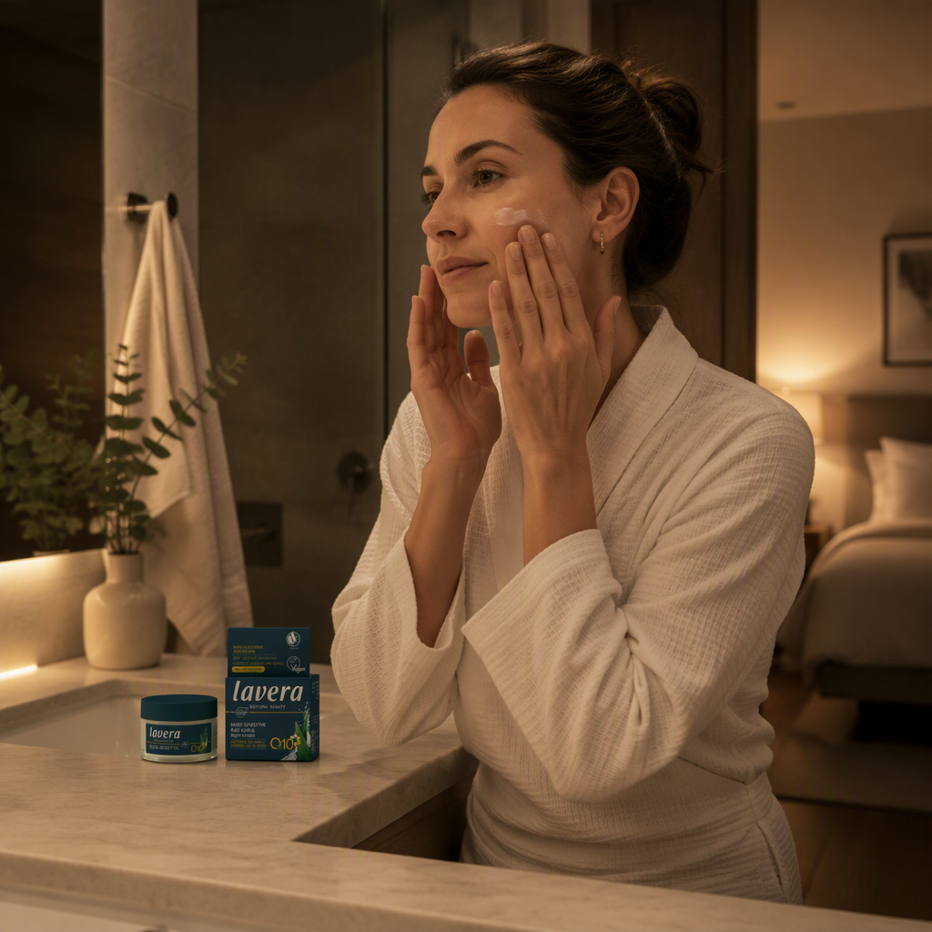 Lavera Crema Noche Q10 Basis Sensitiv 50ml - LAVERA - cosmética natural
