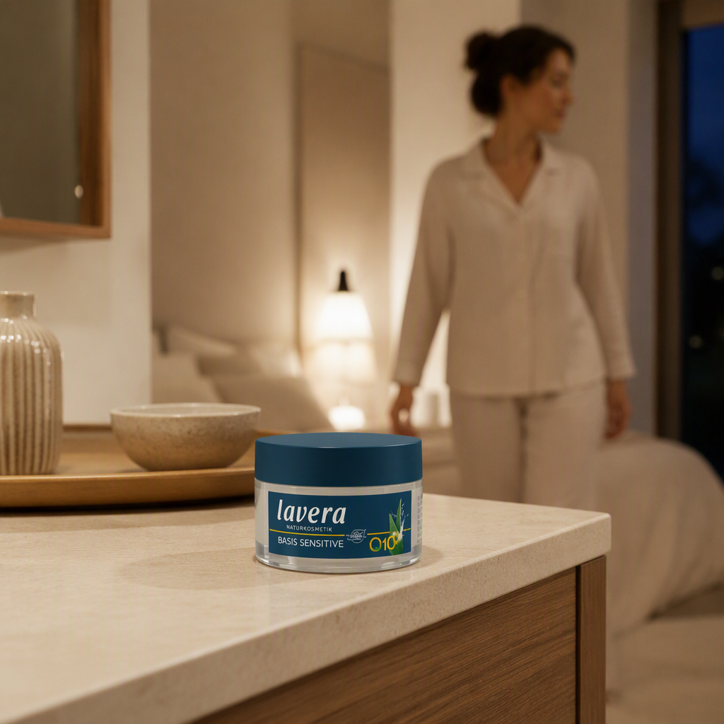 Lavera Crema Noche Q10 Basis Sensitiv 50ml - LAVERA - cosmética natural