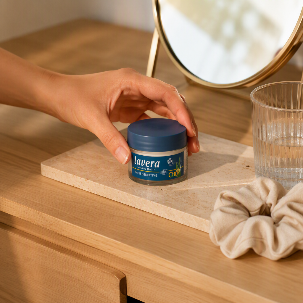Lavera Crema Noche Q10 Basis Sensitiv 50ml - LAVERA - cosmética natural