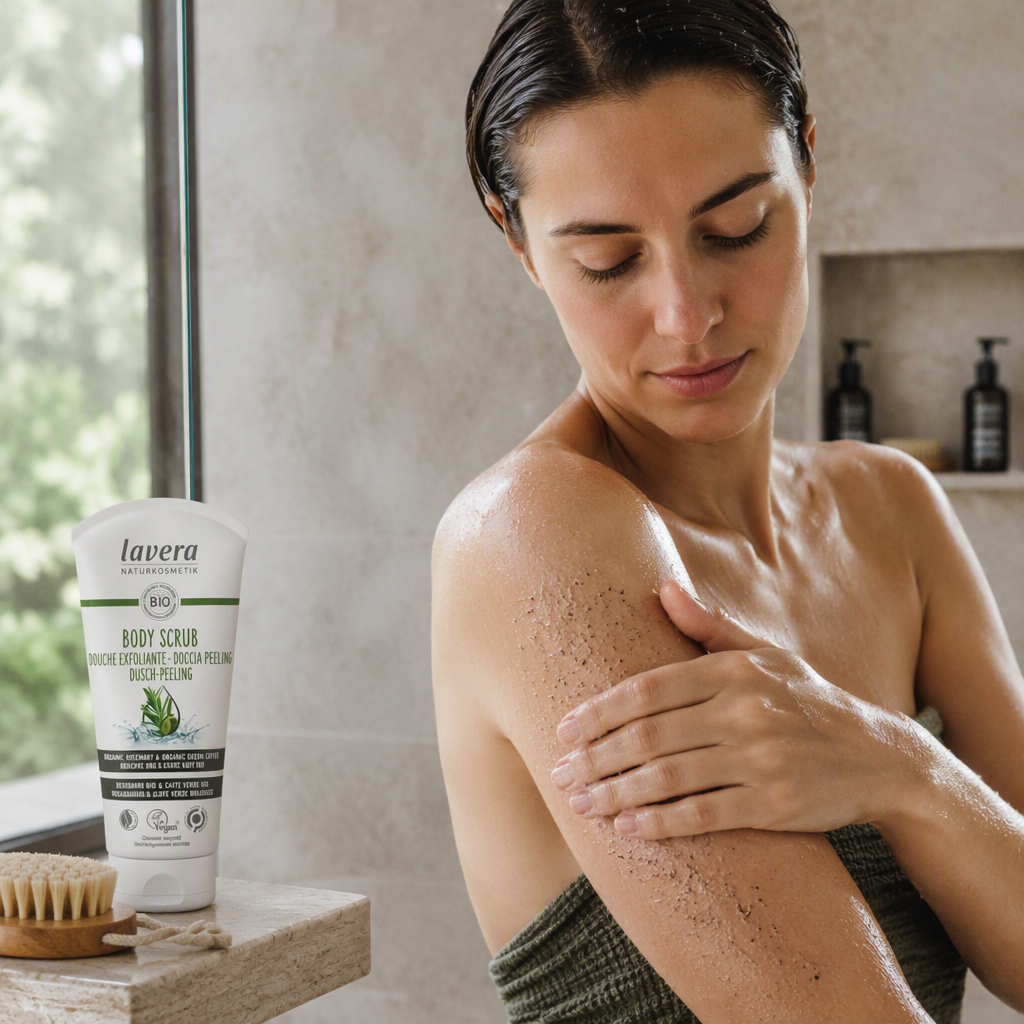 Lavera Exfoliante Corporal Café verde & Romero 200ml - LAVERA - cosmética natural