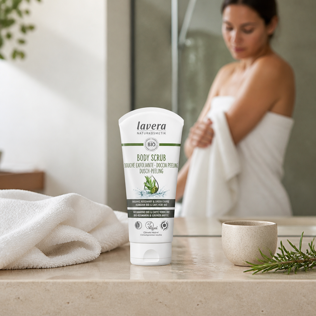 Lavera Exfoliante Corporal Café verde & Romero 200ml - LAVERA - cosmética natural