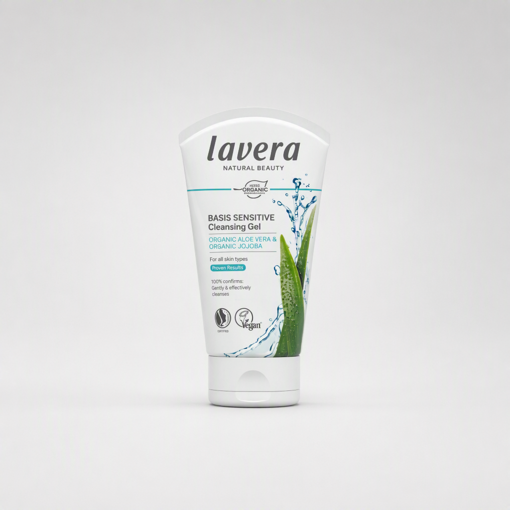 Lavera Gel Limpiador Facial Basis Sensitiv Aloe y Jojoba 125ml - LAVERA - cosmética natural