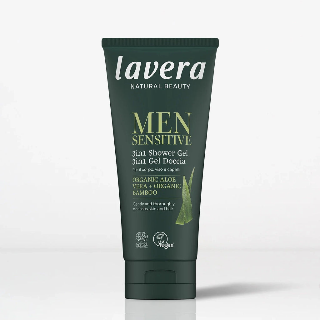 Lavera Gel de Ducha 3 en 1 Men Sensitiv 200ml - LAVERA - cosmética natural