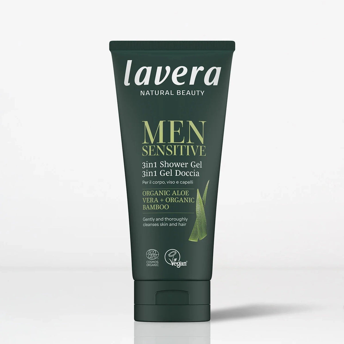 Lavera Gel de Ducha 3 en 1 Men Sensitiv 200ml - LAVERA - cosmética natural