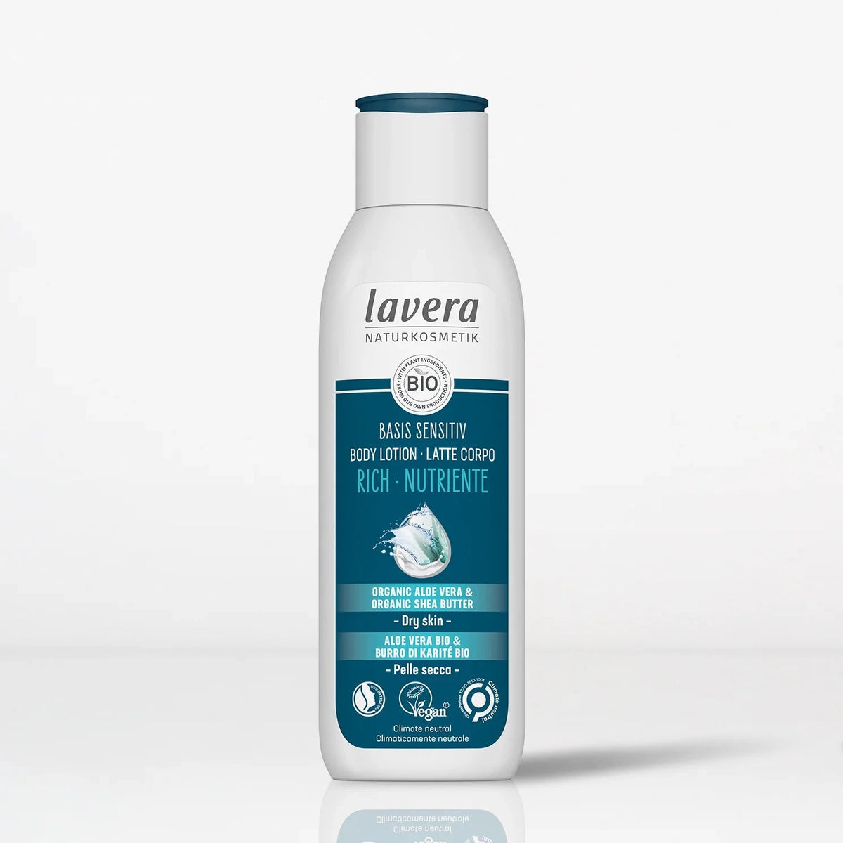Lavera Leche Corporal Rica y Nutritiva Basis Sensitiv 250ml