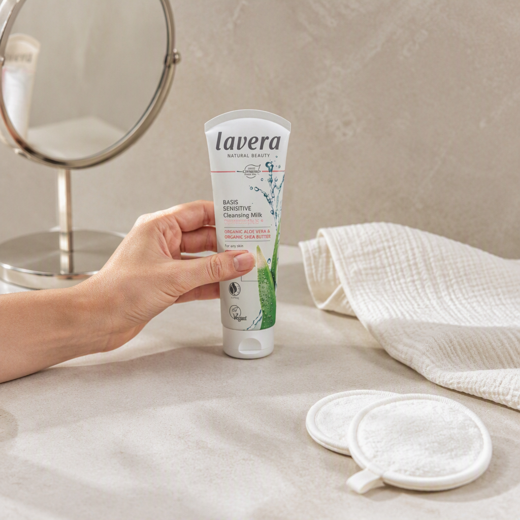 Lavera Leche Limpiadora Facial Basis Sensitive con Aloe Vera y Karite 125ml - LAVERA - cosmética natural