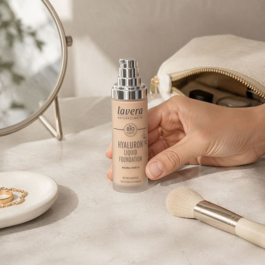 Lavera Maquillaje Fluido Hyaluron 01 Natural Ivory 30ml - LAVERA - cosmética natural