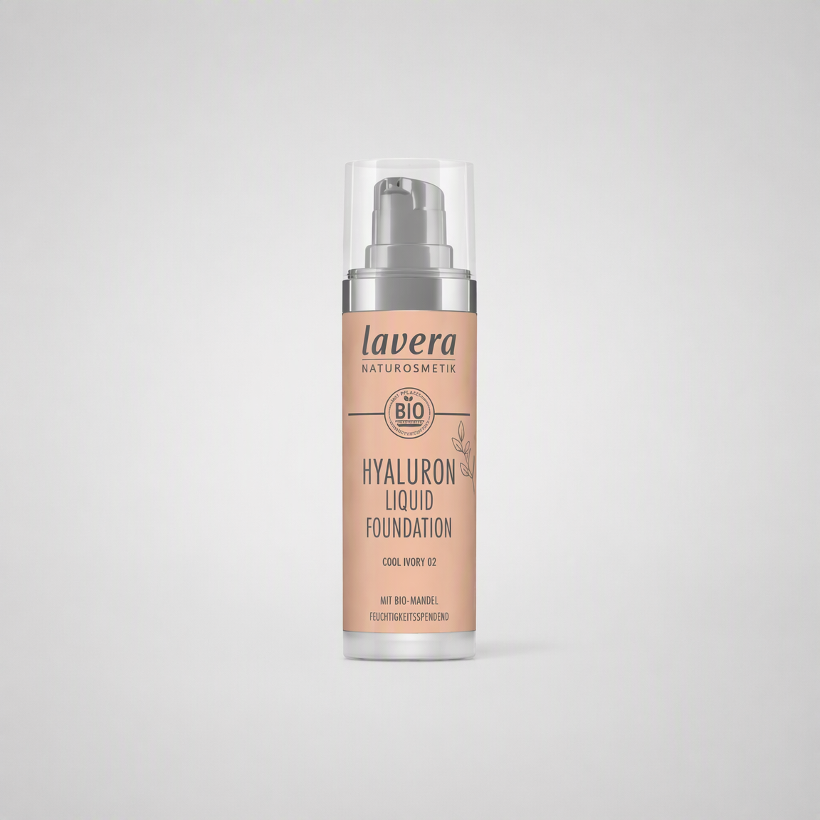 Lavera Maquillaje Fluido Hyaluron 02 Cool Ivory 30ml - LAVERA - cosmética natural
