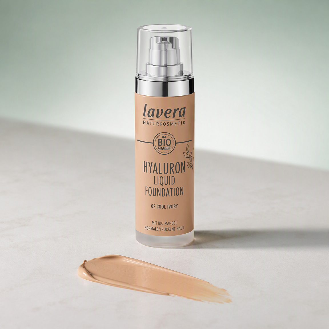 Lavera Maquillaje Fluido Hyaluron 02 Cool Ivory 30ml - LAVERA - cosmética natural