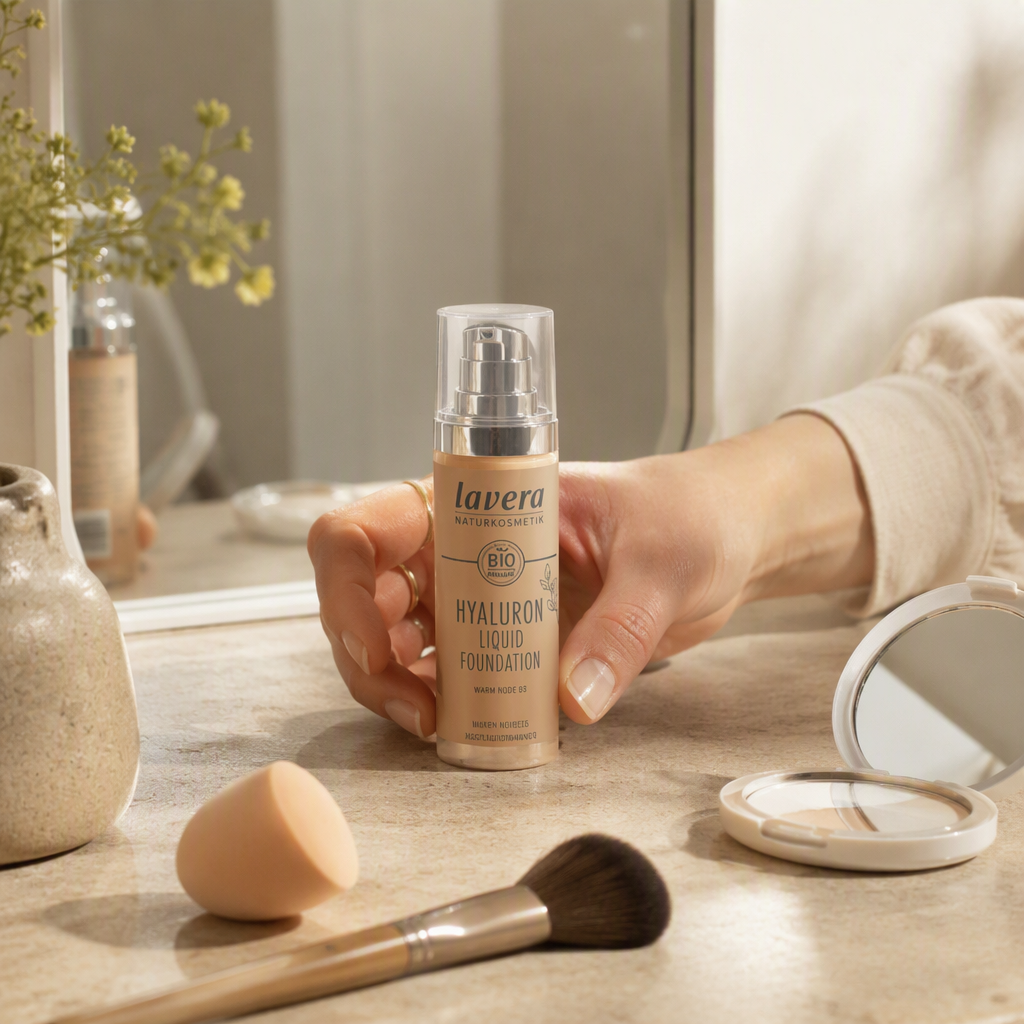 Lavera Maquillaje Fluido Hyaluron 03 Warm Nude 30ml - LAVERA - cosmética natural