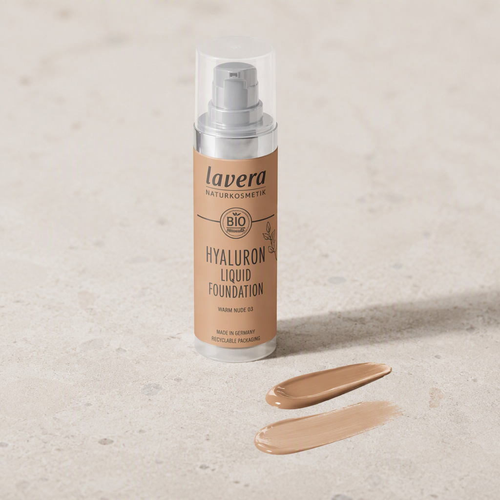 Lavera Maquillaje Fluido Hyaluron 03 Warm Nude 30ml - LAVERA - cosmética natural