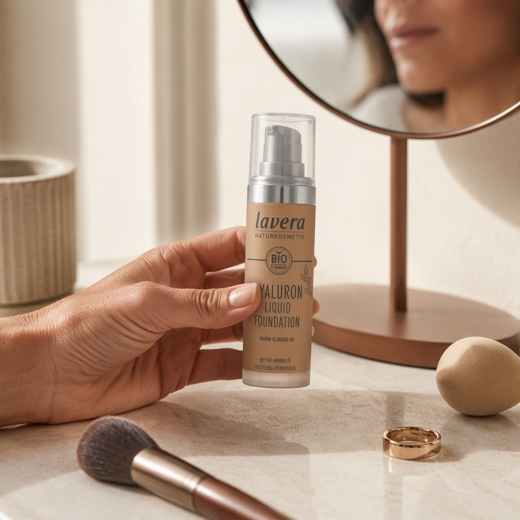 Lavera Maquillaje Fluido Hyaluron 06 Warm Almond 30ml - LAVERA - cosmética natural