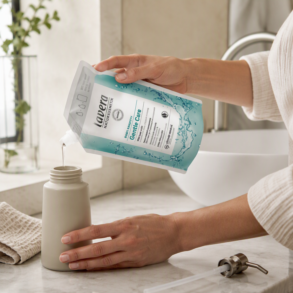 Lavera Recarga Jabón Manos Basis Sensitive 500ml - LAVERA - cosmética natural