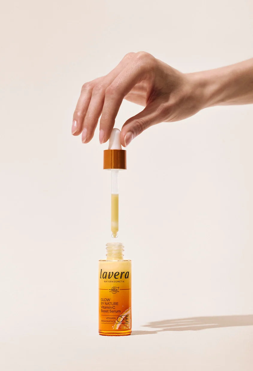 Lavera Sérum Facial Q10 y Vitamina C Glow by Nature 30ml - LAVERA - cosmética natural