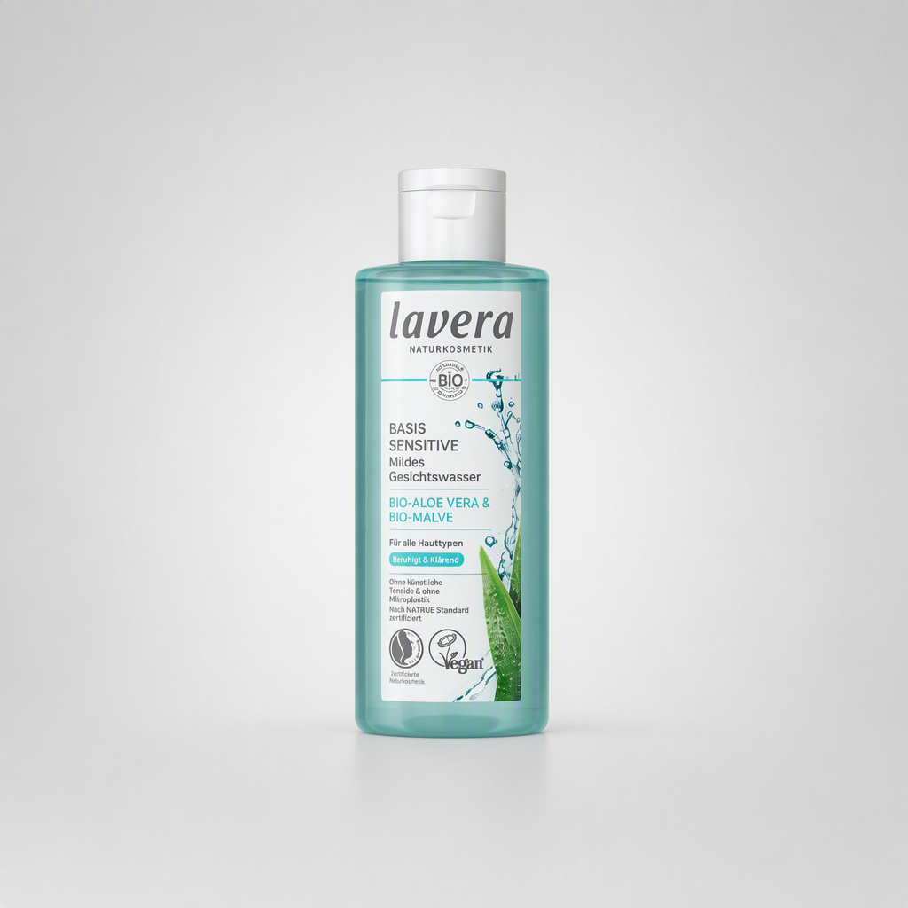 Lavera Tónico Facial Suave Basis Sensitiv 200ml - LAVERA - cosmética natural