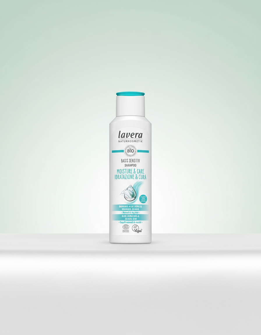 Lavera Champu Hidrata y Cuida Basis Sensitiv 250ml - LAVERA - cosmética natural