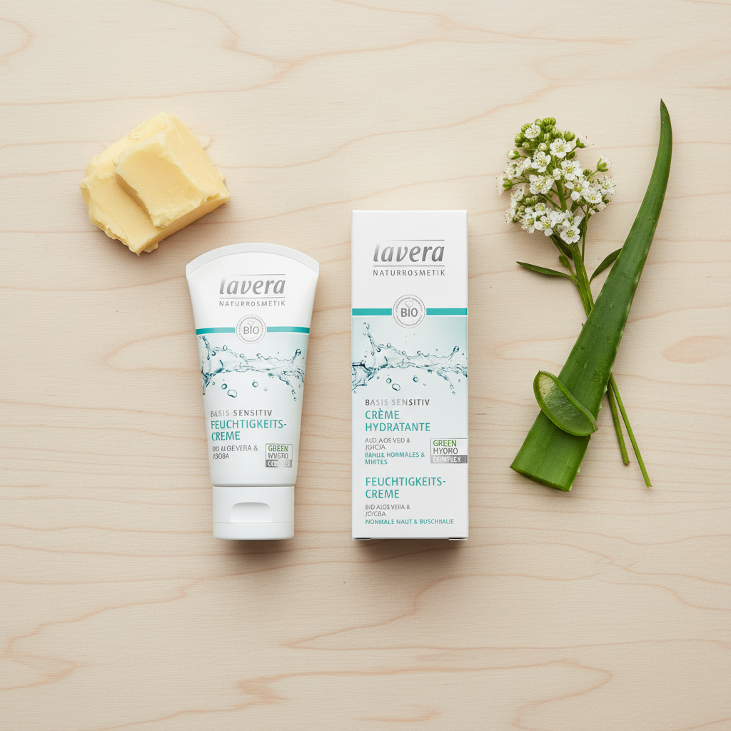 Lavera Crema Día Hidratante Basis Sensitiv 50ml - LAVERA - cosmética natural