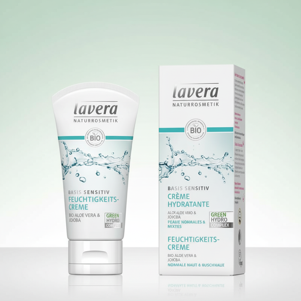 Lavera Crema Día Hidratante Basis Sensitiv 50ml - LAVERA - cosmética natural