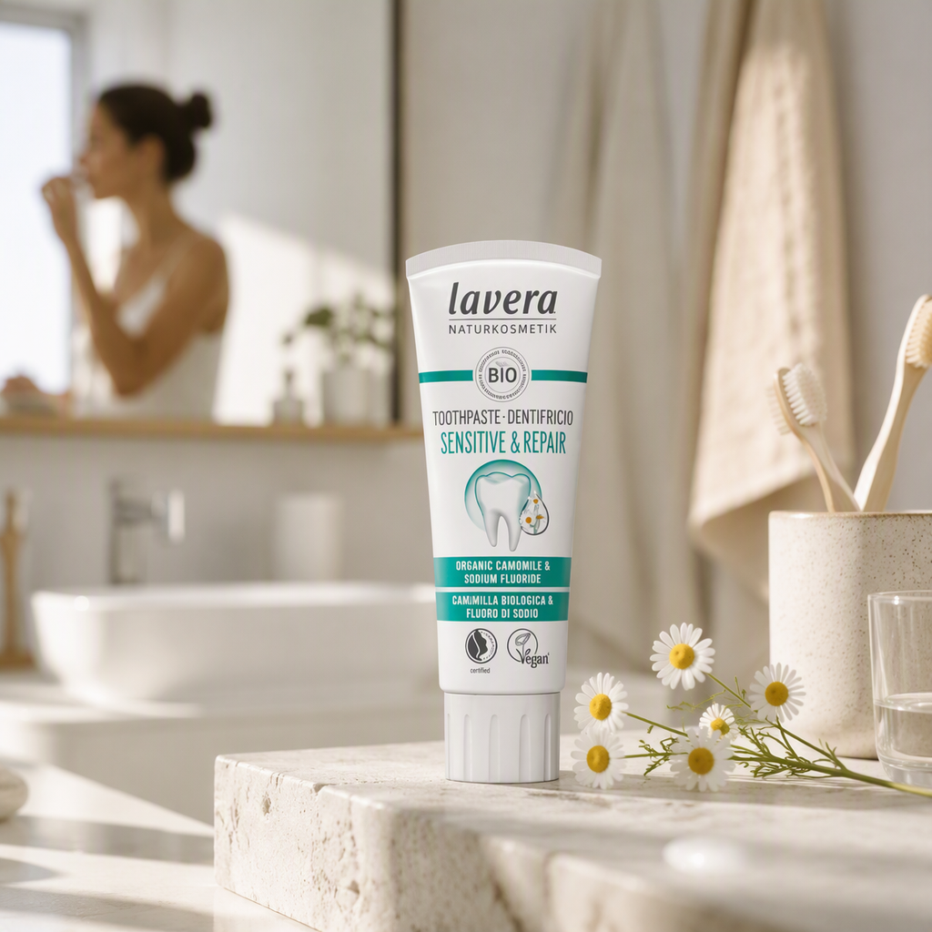Lavera Dentífrico Dientes Sensibles Manzanilla y Fluor 75ml - LAVERA - cosmética natural
