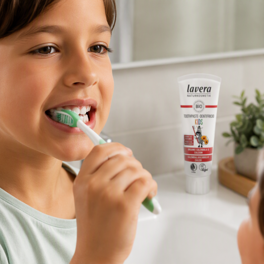 Lavera Dentífrico Niños Sin Flúor Caléndula & Calcio 75ml - LAVERA - cosmética natural