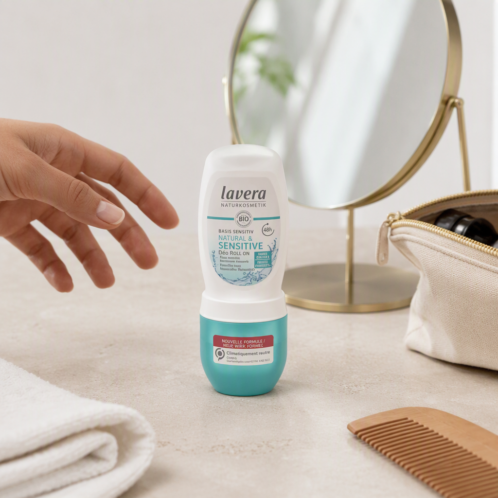Lavera Desodorante Roll-on 48h Basis Sensitiv & Natural 50ml - LAVERA - cosmética natural