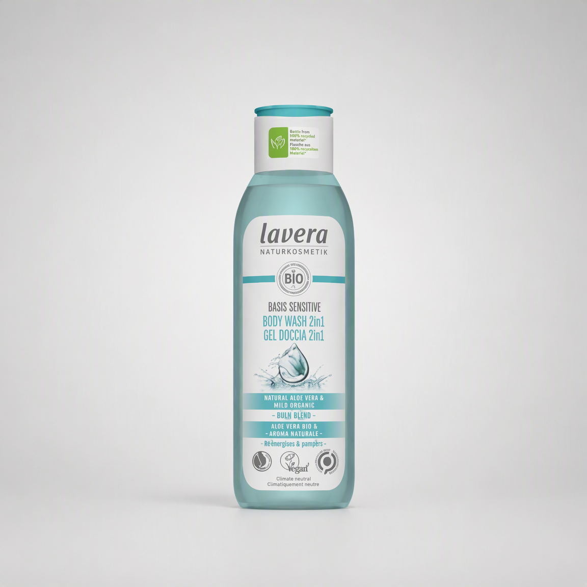 Lavera Gel Ducha & Champú 2en1 Basis Sensitiv 250ml - LAVERA - cosmética natural