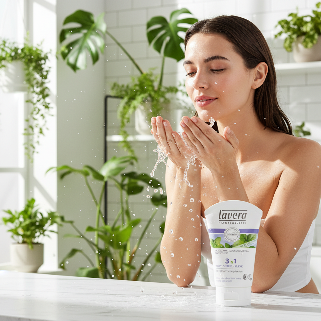 Lavera Gel limpiador 3en1 Menta bio 125ml