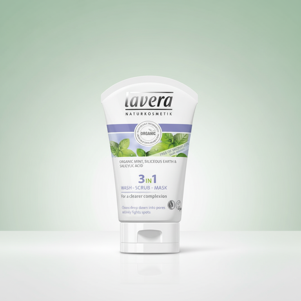 Lavera Gel limpiador 3en1 Menta bio 125ml