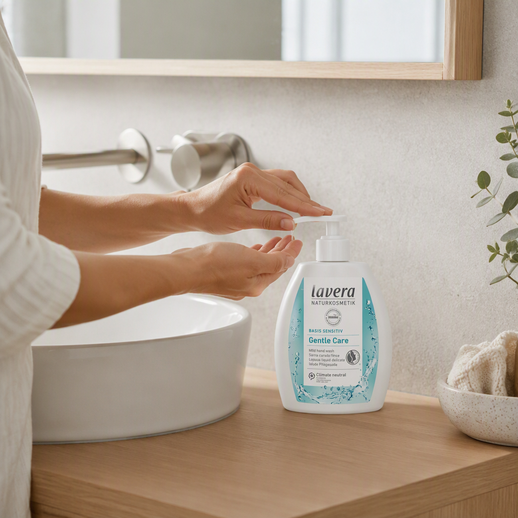 Lavera Jabón Manos Basis Sensitiv Aloe y Manzanilla 250ml - LAVERA - cosmética natural