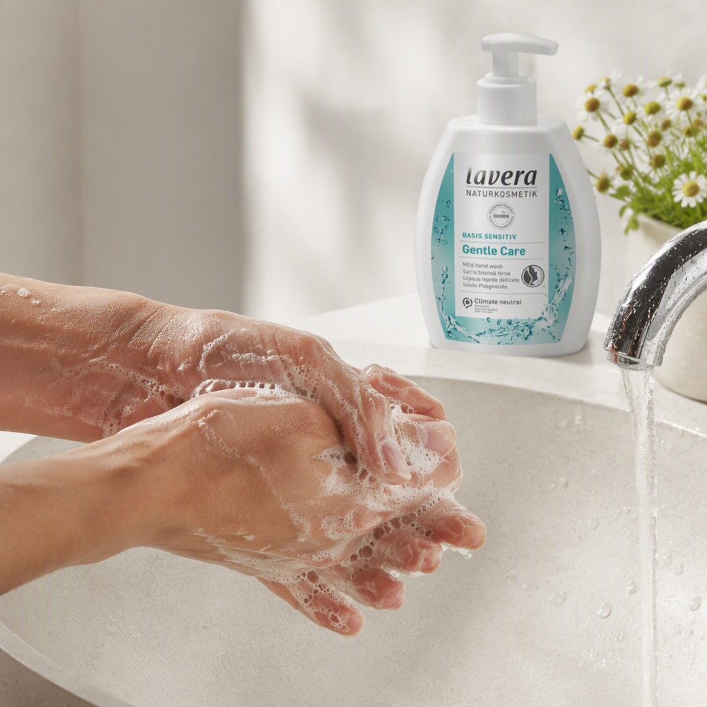Lavera Jabón Manos Basis Sensitiv Aloe y Manzanilla 250ml - LAVERA - cosmética natural
