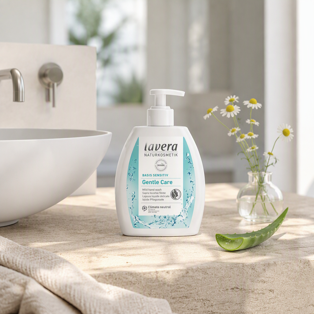 Lavera Jabón Manos Basis Sensitiv Aloe y Manzanilla 250ml - LAVERA - cosmética natural